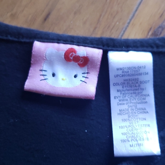 Hello Kitty Little Girls 7 8 T Shirt Sequin Jacket - Picture 3 of 5